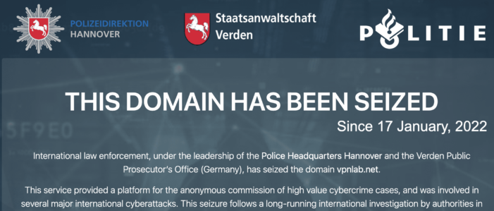 Politie haalt VPN-netwerk offline wegens ‘misbruik door criminelen’