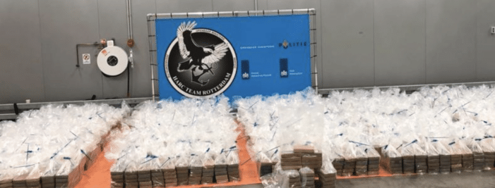 Eerste cocaïne-klapper van 2022: vier ton (UPDATE)