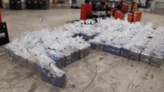 Bijna 1,5 ton cocaïne in Vlissingse haven gepakt