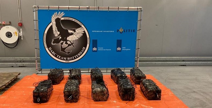 Cocaïne gevonden op zeeschip in IJmuiden
