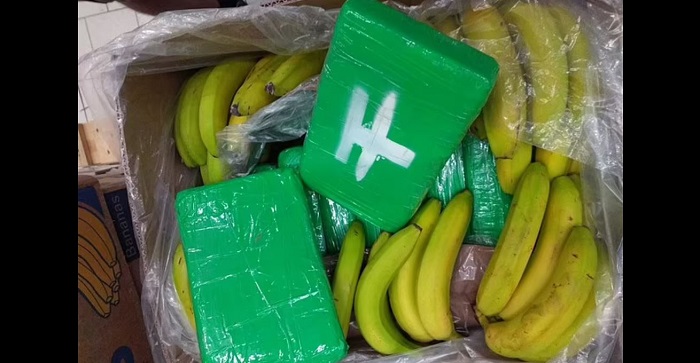 Blunder: 840 kilo coke tussen bananen in Tsjechische supermarkten