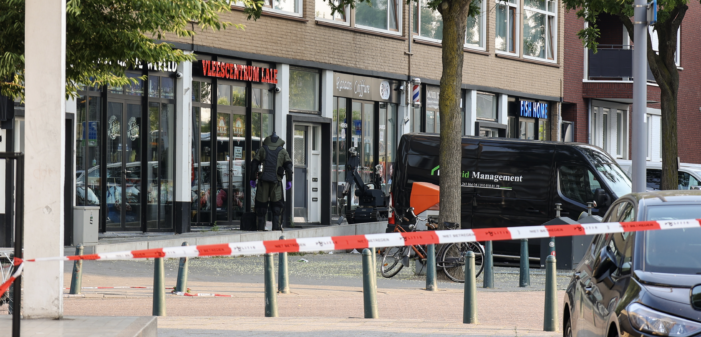 Na beschieting explosief achtergelaten bij Rotterdamse woning