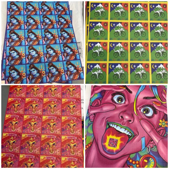 Douane op Schiphol onderschept 116.500 LSD-zegels
