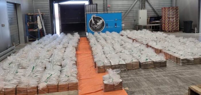 ‘Onderschepte partij van 8000 kilo cocaïne is jaarlijkse gebruikershoeveelheid’