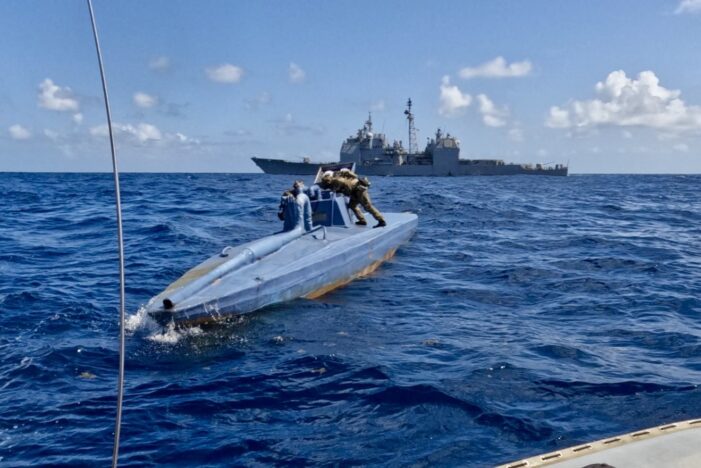 2,5 ton cocaïne in half-duikboot voor Guyanese kust